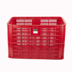 Caja portátil de HDPE duradera, diseño apilable multifuncional para almacenamiento de calidad, verduras, frutas, cesta de plástico de calidad - Product Image 1