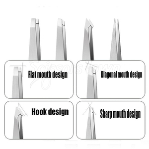 Professional Beauty Tweezer Set with Custom Branding Ideal for Salon and <b>Makeup</b> Artists - Product Image 4