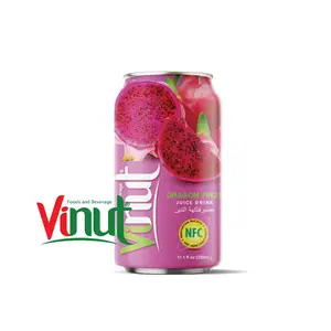 330ml Canned Vinut Dragon Fruit Juice drink Distribution Beverage Customize Formulation Fresh Halal Certified