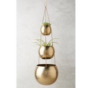 Pot de fleurs en métal blanc pour plantes d'intérieur Décoration intérieure de luxe Maison Hôtel restaurant - Product Image 4