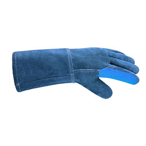 Meilleur matériau Gants de soudage avec logo personnalisé Vente à chaud Services ODM Gants de soudage de protection des mains et des bras fabriqués en usine - Product Image 4