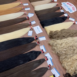 ¡GRAN VENTA 2025! Venta al por mayor 100% Extensión de cabello a granel vietnamita sin procesar Extensión de cabello humano ondulado a granel para salón - Product Image 4