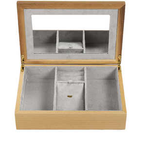 Cajas de Regalo de Madera de Terciopelo Natural Hechas a Mano con Logotipo Personalizado DS para Joyería - Product Image 4