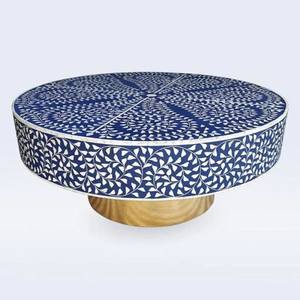 Consola con Incrustaciones de Hueso, Mesa de Muebles de Lujo con Incrustaciones de Hueso - Product Image 3