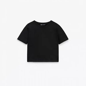 <b>Top</b> Quality Women <b>Crop</b> <b>Tops</b> 100% Cotton Streetwear Quickdry Breathable Custom Made Logo Printing O-Neck OEM Service - Product Image 4