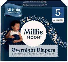 Pañales Nocturnos Millie_Moon (Talla 5 y Cantidad 50) Rango de Peso de los Pañales: 12.7 a 19.5 kg - Product Image 6