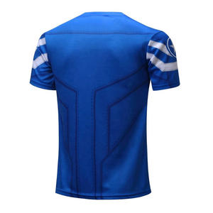 Gran oferta 100% poliéster algodón Ringer camiseta para hombres nueva llegada diseño de sublimación personalizado transpirable y único - Product Image 4