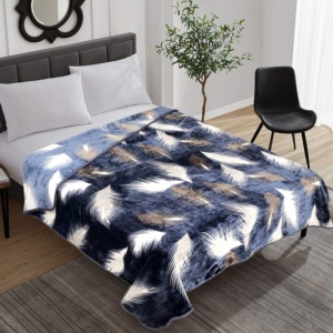 Qualité supérieure Rachel Mink Raschel Couverture Nouveau Design 2 Ply Double Bed Winter Cover Offre Spéciale pour le confort et la chaleur - Product Image 4
