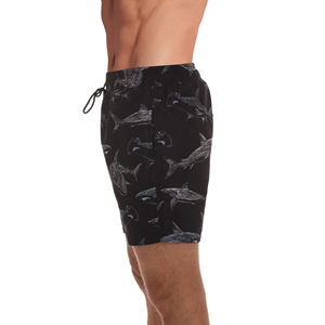 Pantalones cortos deportivos de secado rápido para hombre con diseño de logotipo personalizado OEM, pantalones cortos de gimnasio de entrenamiento atlético con malla impresa, estilo informal de encaje - Product Image 2