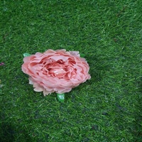 Tête de fleur de pivoine en soie artificielle mur de fleurs de mariage pour la décoration rétro fausse tête de fleur bricolage maison décoration et artisanat