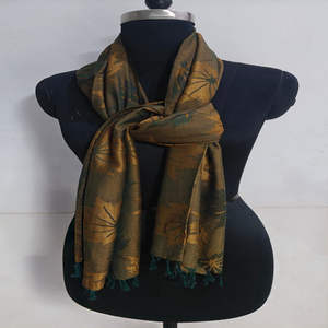 Hiver Nouvel An Noël Châle Viscose Jacquard Doux Chaud Durable Séchage Rapide Épais Moyen Echarpe - Product Image 1