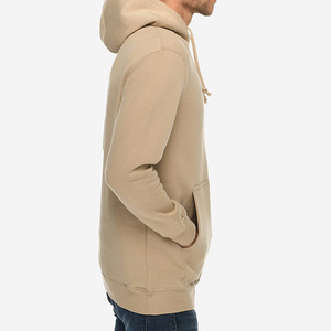 Sweat à capuche d'hiver pour homme de haute qualité, léger, à manches longues, avec motif uni, poches latérales, fabrication sur mesure - Product Image 2