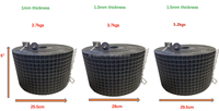Barrière d'oiseau garde panneau solaire Pvc enduit galvanisé panneau solaire Protection maille 6InchX100ft pas cher prix filet anti-oiseaux