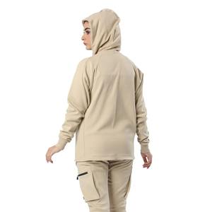 Conjunto Deportivo de Mujer, Color Caqui, 100% Algodón, Ecológico, Transpirable, de Secado Rápido, Anti-Pilling, de Alta Calidad, Invierno 2024 - Product Image 3