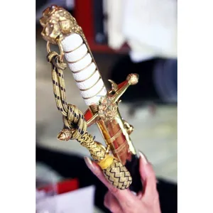 OEM Sword Knot untuk Seragam Seragam Seragam & Aksesori Seragam Grosir Petugas Inggris Shipman Sword Knot Kawat Emas