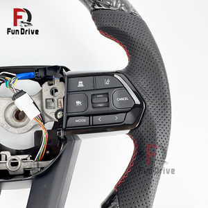 Volant en fibre de carbone forgé <span class=keywords><strong>Toyota</strong></span> en stock pour Hilux Supra Mk5 Corolla Camry Land Cruiser Fortuner GT86 LC300 LC79 - Product Image 3