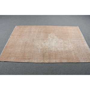 พรมวินเทจลายสัตว์สีน้ำตาล ขนาด 3.9x6.1 ฟุต สไตล์ตุรกี - Product Image 3