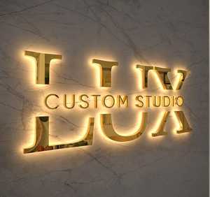 Letrero Luminoso LED Acrílico con Logotipo Empresarial, Personalizado de Fábrica, Ecológico, Impermeable IP65, con Control Remoto y Enchufe para Decoración - Product Image 1
