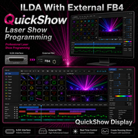 Luz Láser de Escenario a Todo Color de Alta Potencia IP66, 5W 8W 10W 12W RGB, Animación ILDA FB4, para Clubes, Discotecas, Conciertos, Eventos, Sistema de Iluminación