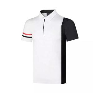 Custom Embroidered Two Color Combination Plus Size Men's Golf <b>Polo</b> <b>Shirt</b> for <b>Work</b> - Product Image 4