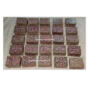 Cajas de almacenamiento de joyería con incrustaciones hechas a mano de esteatita Natural de diseño único y última producción para decoración del hogar y fines de regalos - Product Image 1