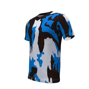 Camiseta de fútbol americano de manga corta personalizada al por mayor, ropa deportiva de tela transpirable de secado rápido para equipos unisex, jugadores de talla grande - Product Image 1