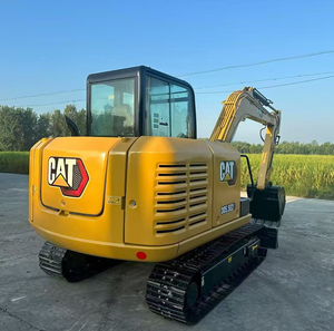 Mini-excavatrice CAT 305.5 de 5,5 tonnes avec marteau, grappin et tarière pour travaux de terrassement |   303.5 304 306 - Product Image 1