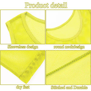 Custom Logo 100% Polyester Training <b>Bibs</b> Vests Sportswear Training <b>Bib</b> Soccer Jersey <b>Adults</b> Oem Team Wholesale Sleeveless <b>Bibs</b> - Product Image 4