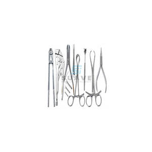 Juego de cirugía ortopédica para amamantamiento, conjunto de cirugía para amamantamiento, para uso veterinario, 11 unidades - Product Image 1