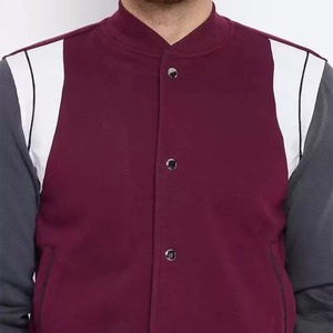 Chaquetas Universitarias Formales Recubiertas de Alta Calidad, Precio Ajustable, Venta al Por Mayor, Chaqueta Varsity de Béisbol Unisex - Product Image 6