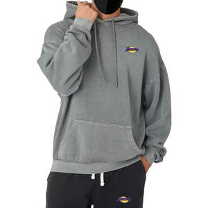 Sudaderas con Capucha de Algodón 100% con Hombros Caídos, Estampado Digital, Forro Polar, Cierre de Cremallera, Resistentes al Viento, Ecológicas para Hombre - Product Image 2