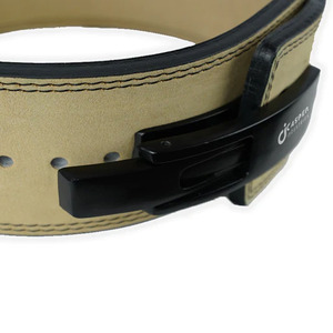 Ceinture en cuir de vachette avec logo personnalisé pour le fitness, l'entraînement sportif, l'haltérophilie, l'haltérophilie et le dos - Product Image 2