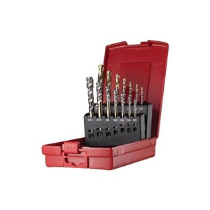 <b>Tap</b> & <b>Die</b> Set No. 302 DIN 338 C N L114 M3-M12 14-Piece HSS-E PM TiN in Plastic for Case by for DORMER - Product Image 1