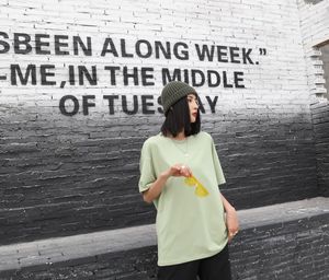 เสื้อยืดลำลองสลิมฟิตสำหรับผู้ชายผ้าถักคอกลม100% ผ้าฝ้าย200กรัมวัสดุโพลีเอสเตอร์/ ผ้าฝ้ายสไตล์แฟชั่น DP จัดส่ง - Product Image 5