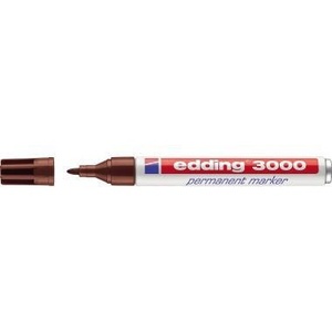 Rotulador Permanente Edding 3000 1.5-3mm Tono Marrón Duradero - Product Image 1