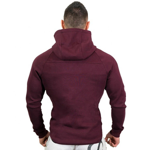 Sweat à capuche en coton polaire surdimensionné 6XL pour hommes, sweat-shirt à fermeture éclair lourd 100% coton à carreaux 360Gsm respirant de haute qualité - Product Image 5