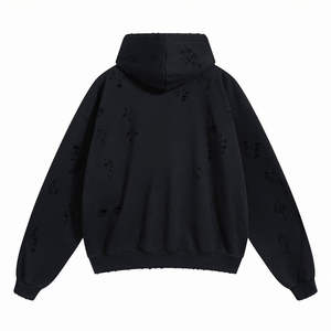 Conjunto Deportivo de Dos Piezas con Capucha de Forro Polar Bordado Sólido Extra Grande Hecho a Medida para Hombre, Ecológico, Transpirable, de Secado Rápido, Unisex - Product Image 1