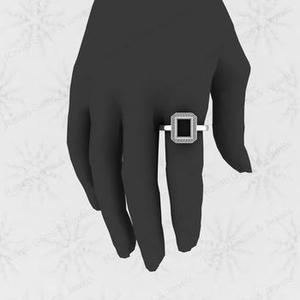 8x10mm Genuine 925 Sterling Silver Prong Set Engagement Octagon Semi Mount <b>Ring</b> <b>Blank</b> Good Resin Jewelry Findings Components - Product Image 5