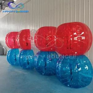 Toptan OEM/ODM şişme kabarcık futbol tampon topu açık şişme futbol topu oyun tampon topu