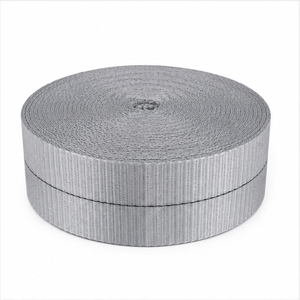 PROVINA High Tenacity Raw <b>100</b>% <b>Polyester</b> Texturized Slub <b>Yarn</b> Ring Spun Webbing Strap 25-50mm Breaking Load 250kg-5000kg - Product Image 4