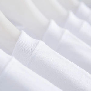 T-shirt à épaules tombantes, lourd, brodé, imprimé, ample, doux, 100% coton, col rond, brodé - Product Image 6