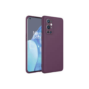 เคสซิลิโคนเหลวระดับพรีเมียม OnePlus 9 Pro-Safa Mara T26547-SAFA ฝาหลังป้องกันสีม่วงเข้มแบบนิ่มกันกระแทก - Product Image 1