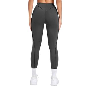 Leggings de sport pour femmes de niveau professionnel, sans couture, respirants, antibactériens, style anglais, grandes tailles, pour la gym, le fitness, le yoga, la course à pied, toute la journée - Product Image 5