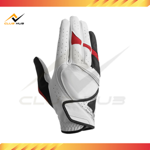 Gants de golf pour hommes en cuir de cabretta de haute qualité, respirants, légers, antidérapants, logo personnalisé, doigts complets, sports, mains - Product Image 4