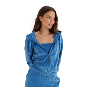 แจ๊กเก็ตสวมหัวผ้ากำมะหยี่ลำลองมีฮู้ดสำหรับผู้ชายและผู้หญิงโลโก้แบบกำหนดเองราคาโรงงานฤดูใบไม้ร่วง - Product Image 4