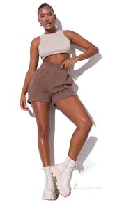 Shorts en coton éponge pour femmes, doux et respirants, vêtements de détente, logo personnalisé, shorts pour hommes, fabricant de marques privées - Product Image 2