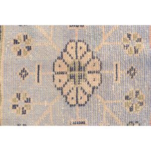 4x11.7 ft Vintage <b>Runner</b> Rug, Blue <b>Red</b> Turkish Floral Wool Rug - Product Image 5