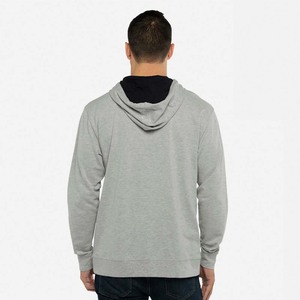 Hiver Double Contraste Lourd Personnalisé Brodé à Capuche Noir Cordon de Serrage - Product Image 2