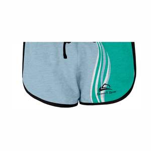 Camiseta interior Vintage de cintura media para hombre, ropa de calle con cordón, pantalones cortos de algodón 100% blanqueados lavados con ácido, servicio OEM informal ecológico - Product Image 5