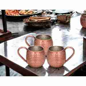 Top Selling with Cheap Price Coffee <b>Mug</b> <b>Sets</b> Handicraft In India Copper Mule <b>Mugs</b> Lead Free Minimalist with High Quality - Product Image 6